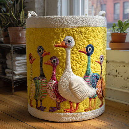 Breezy Beaks Quilted Laundry Basket NCU0PTT864