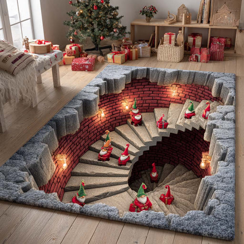 Brick Cellar Tunnel Area Rug NCU0NXD882