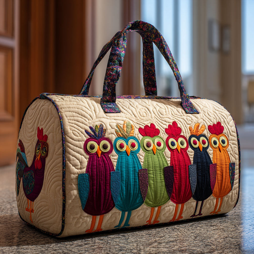 Bright Barnyard Quilted Duffle Bag NCU0DDK2465