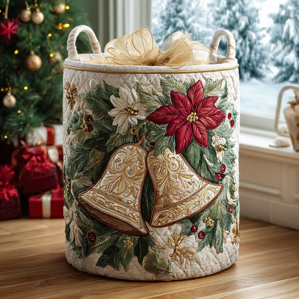 Bright Bell Quilted Laundry Basket NCU0DDK1177 – Quiltnest