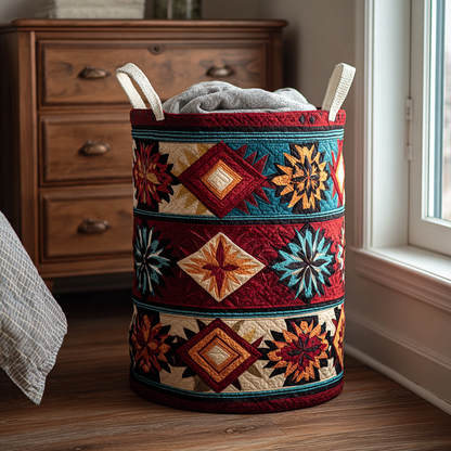 Bright Canyon Quilted Laundry Basket NCU0DDK1256