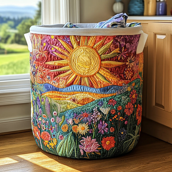 Dusty Horizon Run Quilted Laundry Basket NCU0PTT2735