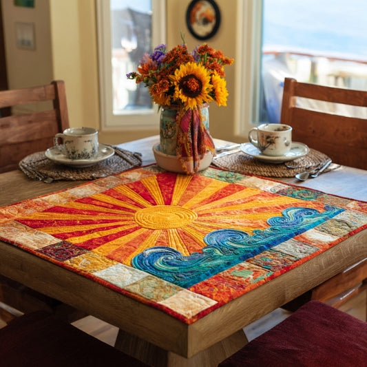 Bright Horizon Quilted Table Topper NCU0PVL450