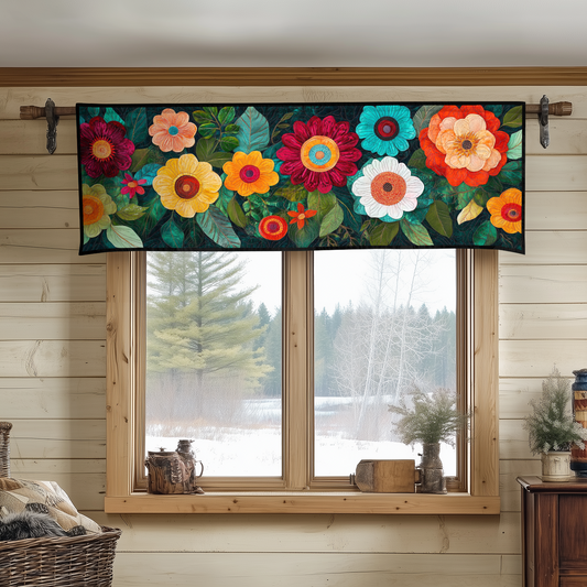 Bright Meadow Quilted Valance NCU0DDK825