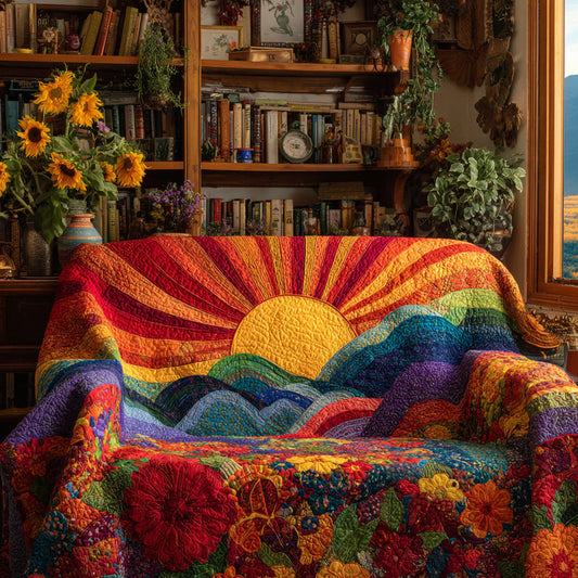 Bright Peaks Quilted Blanket NCU0PVL798