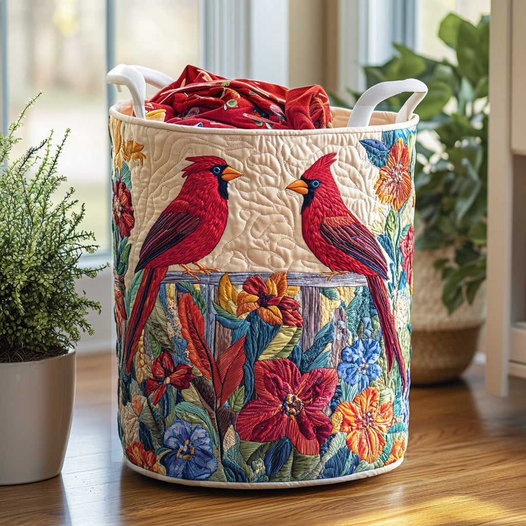 Bright Wings Quilted Laundry Basket NCU0DV815