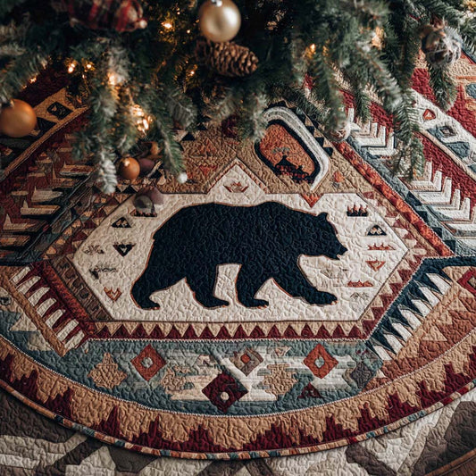 Bronco Ridge Circle Quilted Tree Skirt NCU0NXD1037