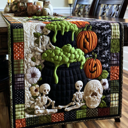 Bubbling Mischief Quilted Table Runner NCU0PTT3261