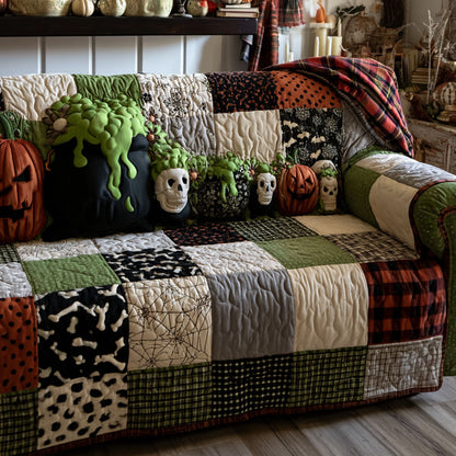 Bubbling Spells Quilted Sofa Cover NCU0PTT3238