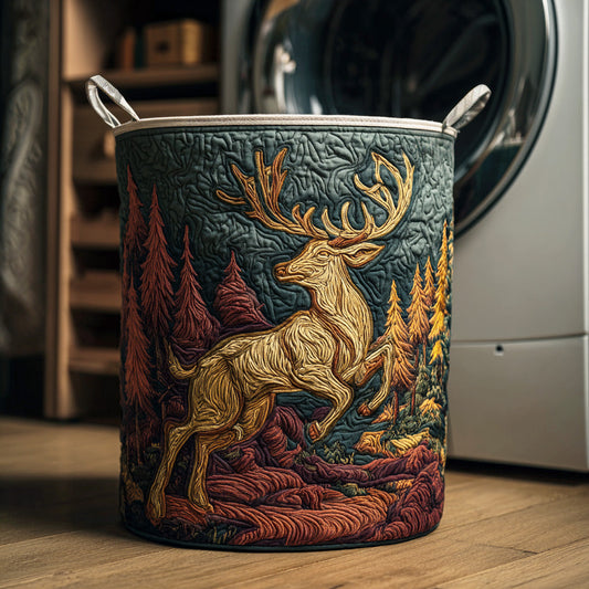 Buck Trail Quilted Laundry Basket NCU0NTD1198