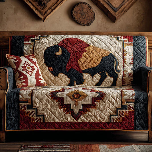 Buffalo Path Quilted Sofa Cover NCU0DV1778