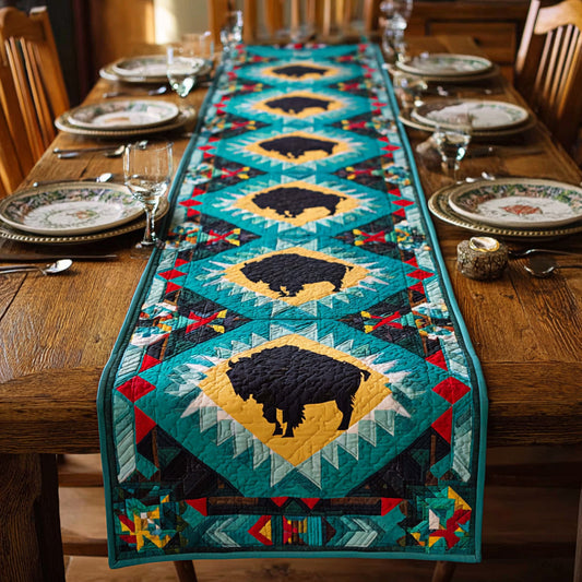 Buffalo Plains Quilted Table Runner NCU0HNH867