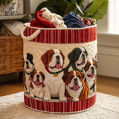 Bulldog Chill Zone Quilted Laundry Basket NCU0NNT1344