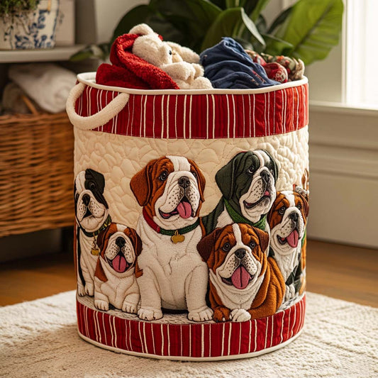 Bulldog Chill Zone Quilted Laundry Basket NCU0NNT1344