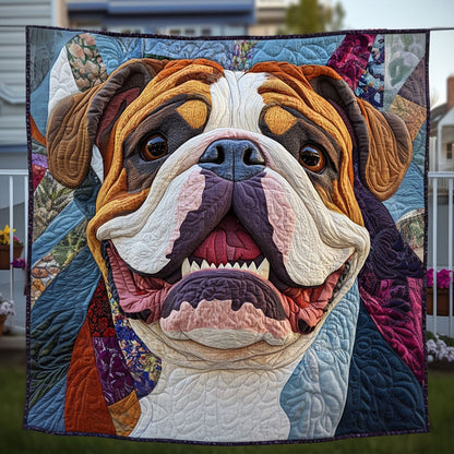 Bulldog World Quilted Blanket NCU0PTT470