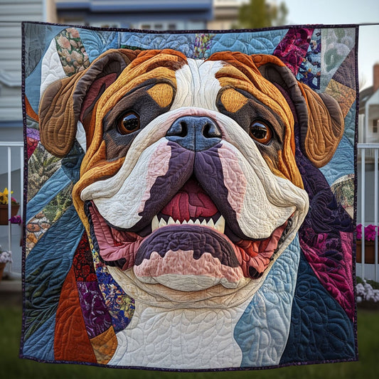 Bulldog World Quilted Blanket NCU0PTT470