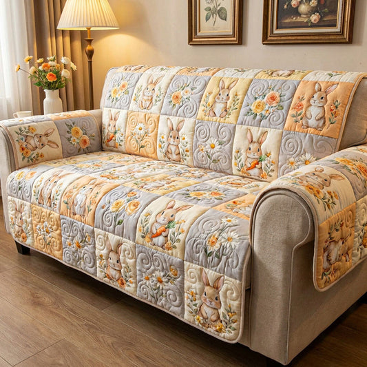 Bunny Garden Quilted Sofa Cover NCU0NTD1569