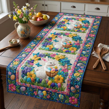 Bunny Parade Quilted Table Runner NCU0NNT3002