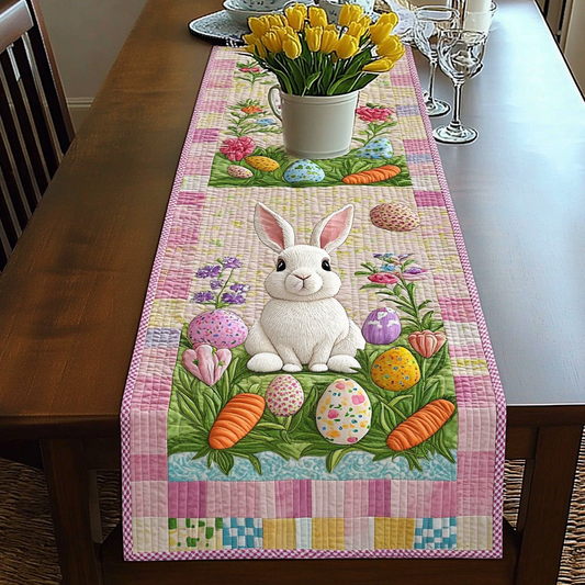 Bunny Trail Quilted Table Runner NCU0DV160