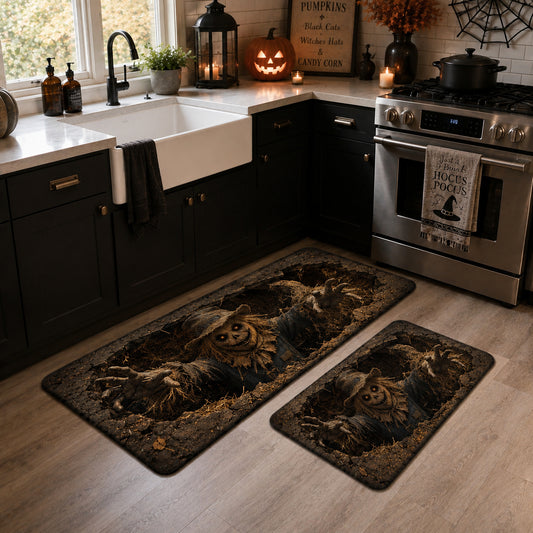 Buried Scarecrow Kitchen Area Rug NCU0DV2429