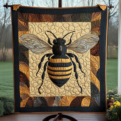 Busy Bee Delight Quilted Blanket NCU0DK1198