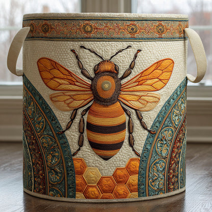 Busy Bee Quilted Laundry Basket NCU0DDK2117