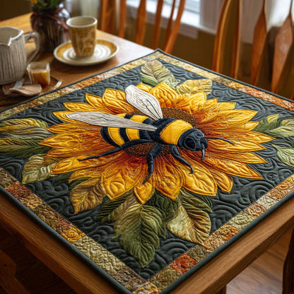 Busy Bee Quilted Table Topper NCU0NTV292