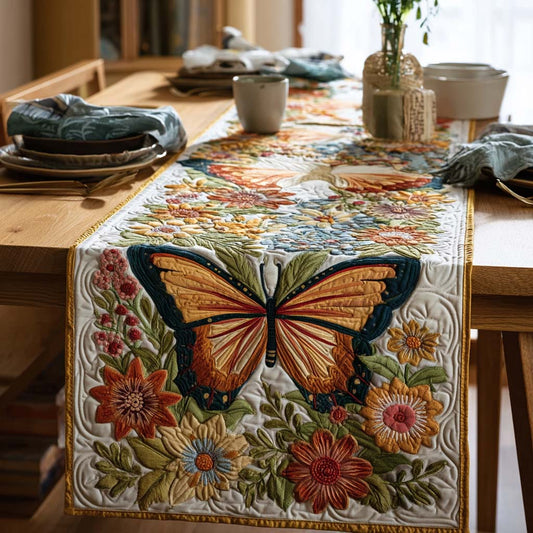 Butterfly Blessing Quilted Table Runner NCU0DQQ0356