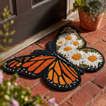 Butterfly Petal Drift Custom Shape Doormat NCU0HNH997