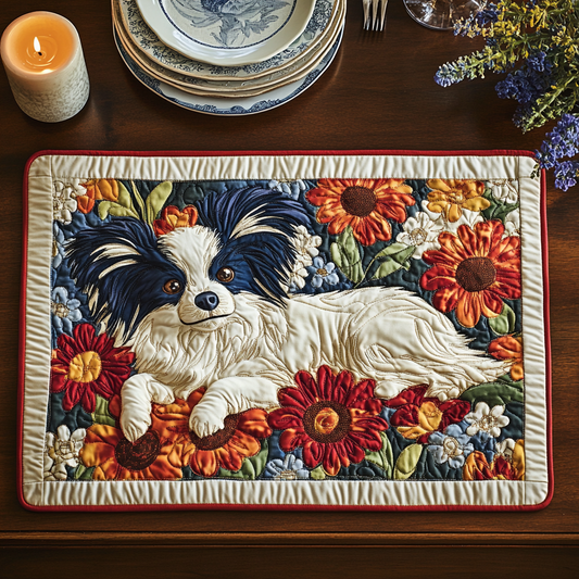 Butterfly Pup Quilted Place Mat NCU0NVH821