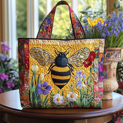 Buzz Joy Quilted Tote Bag NCU0NNT1952