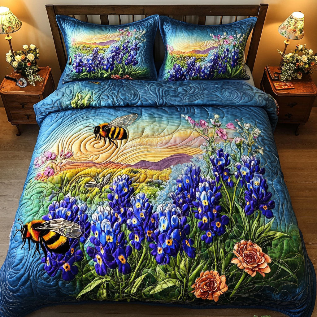 Buzzing Blooms Duvet Cover Set NCU0NNT401