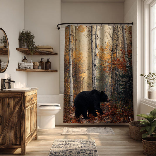 Cabin Bear Shower Curtain NCU0DV1970
