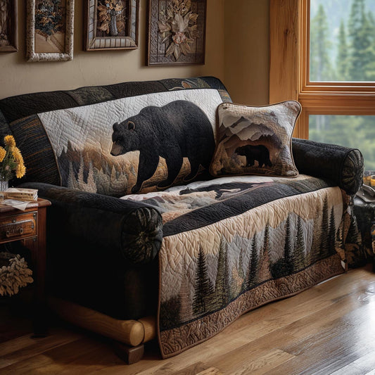 Cabin Calm Quilted Sofa Cover NCU0DV2032