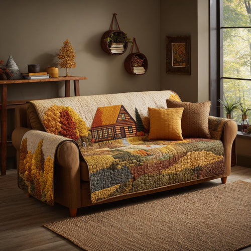 Cabin Comfort Quilted Sofa Cover NCU0DV1862