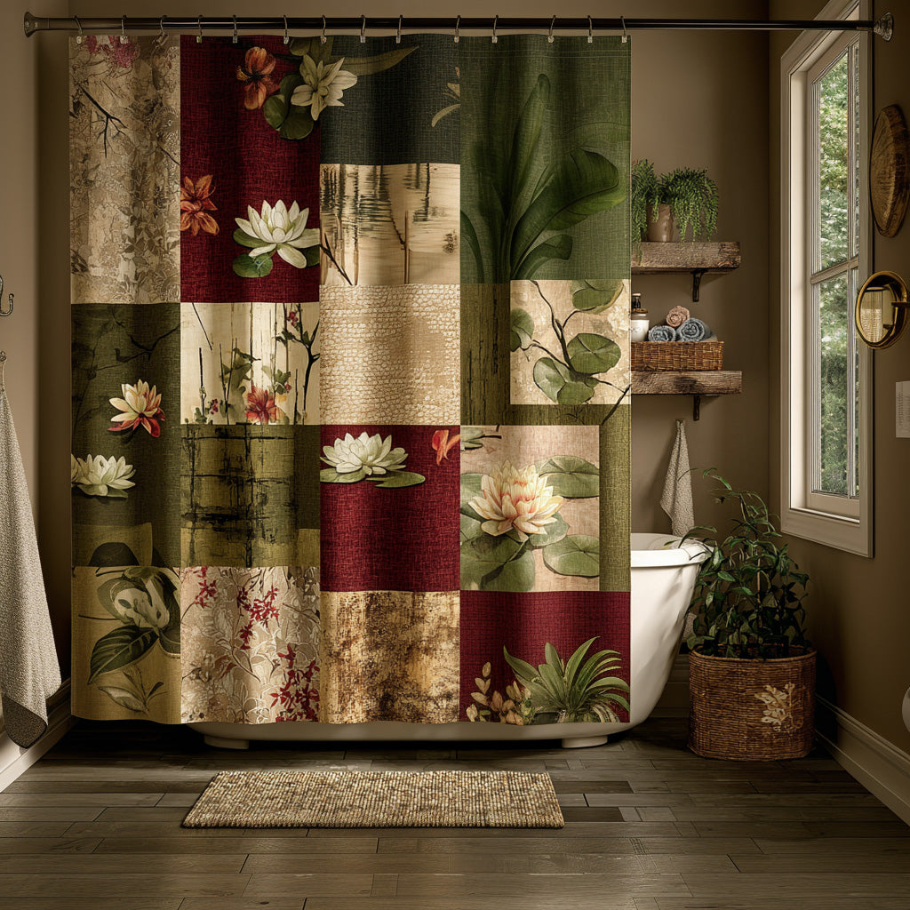 Cabin Landscape Shower Curtain NCU0LDH431