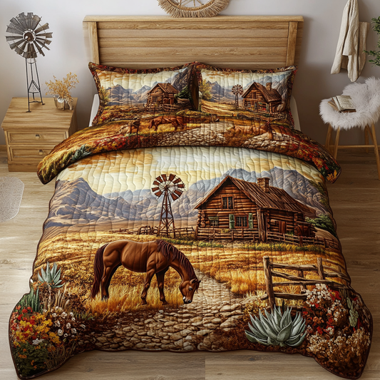 Cabin Meadow Duvet Cover Set NCU0NVH560