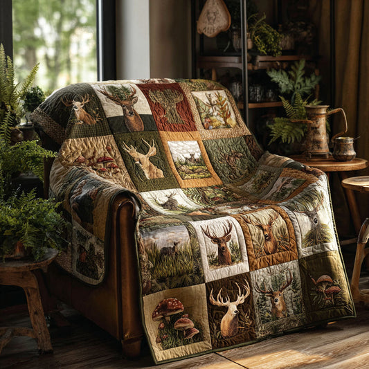 Cabin Tracks Quilted Sofa Cover NCU0PTT2615