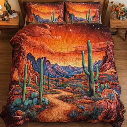 Cactus Bloom Duvet Cover Set NCU0NVH650