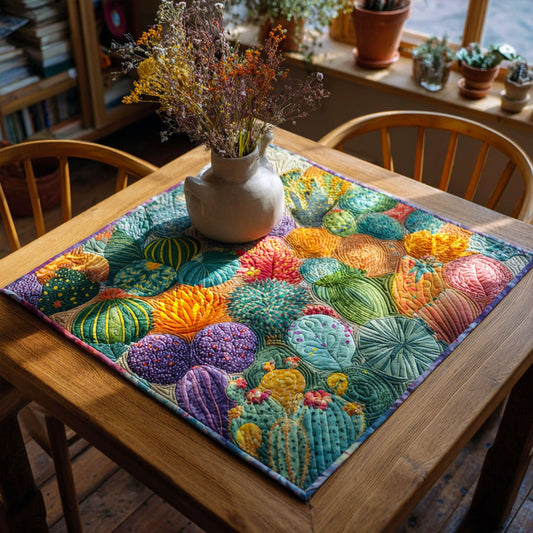Cactus Cutie Quilted Table Topper NCU0PTT791