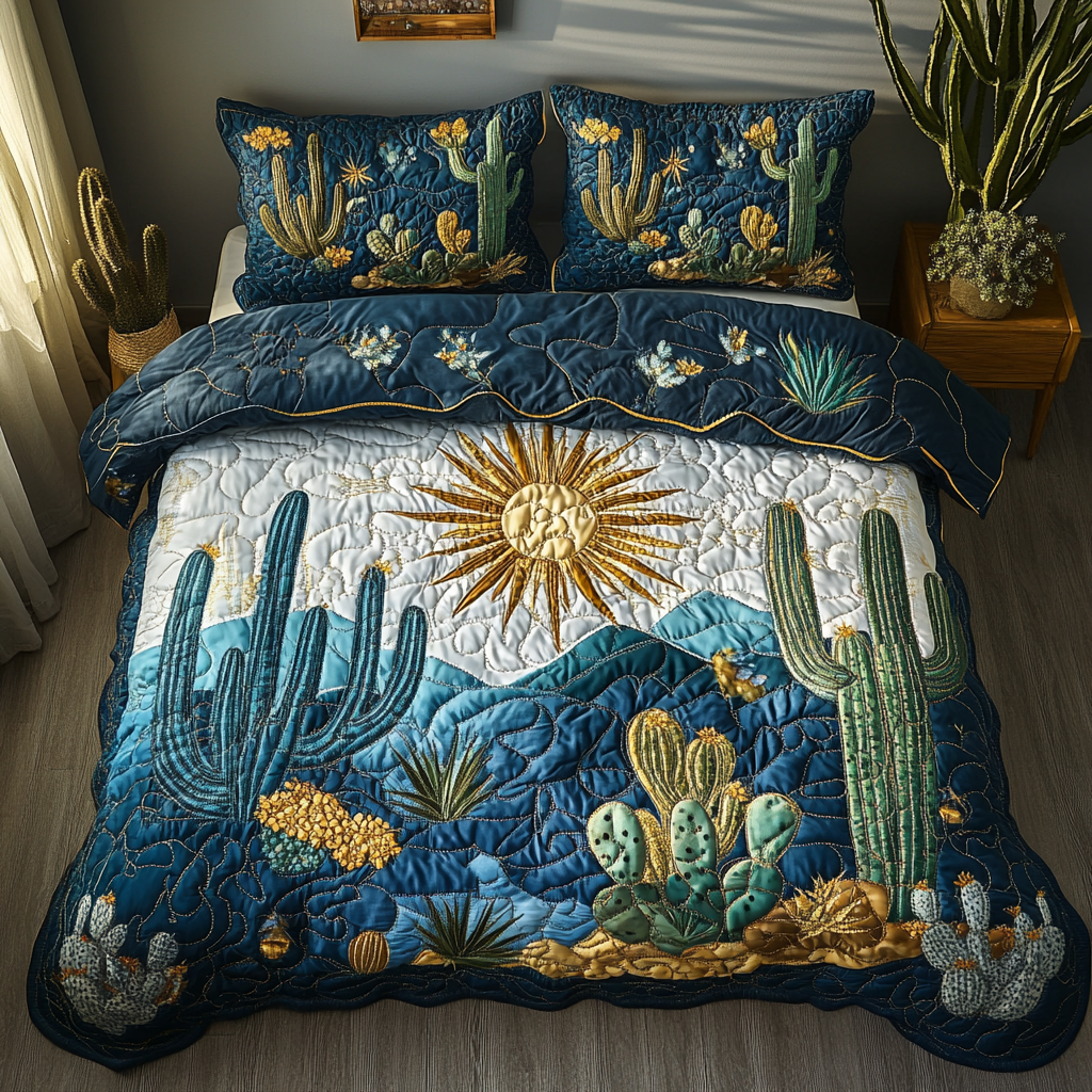 Cactus Garden Duvet Cover Set NCU0DV312