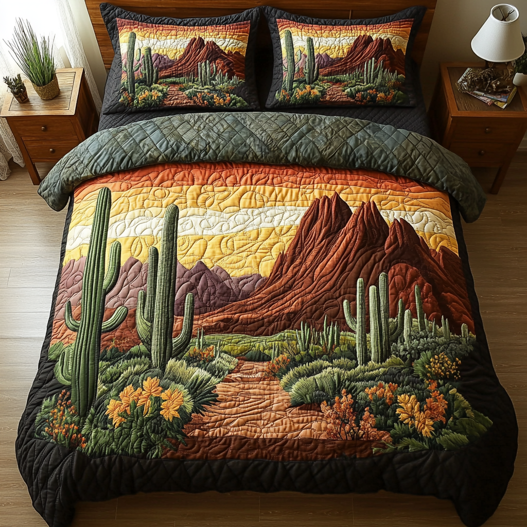 Cactus Grove Duvet Cover Set NCU0DDK408