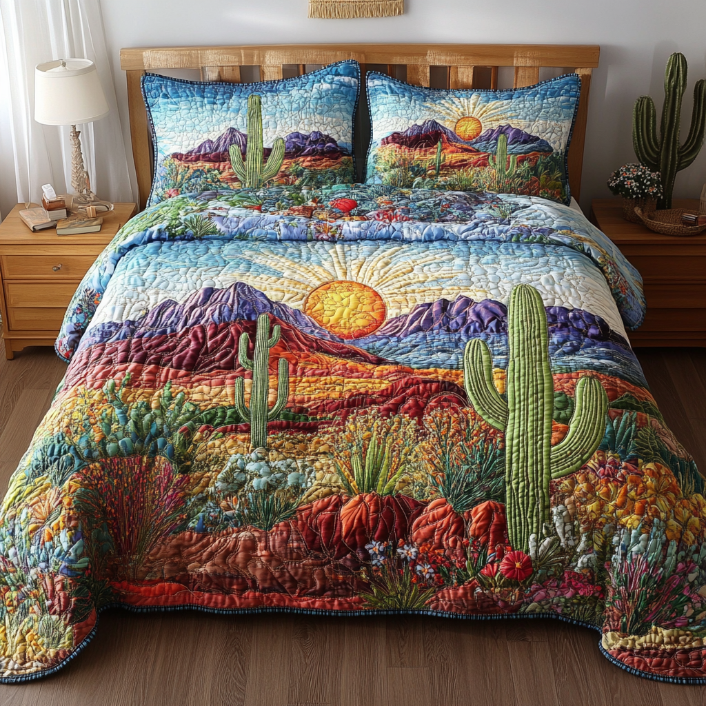 Cactus Horizon Duvet Cover Set NCU0PVL286