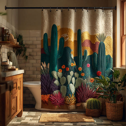 Cactus Meadow Shower Curtain NCU0DDK2355