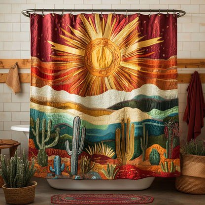 Cactus Oasis Shower Curtain NCU0DDK2353
