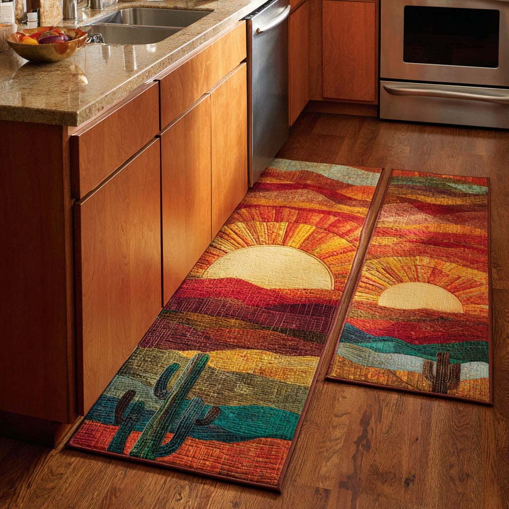 Cactus Spirit Kitchen Area Rug NCU0DK10926