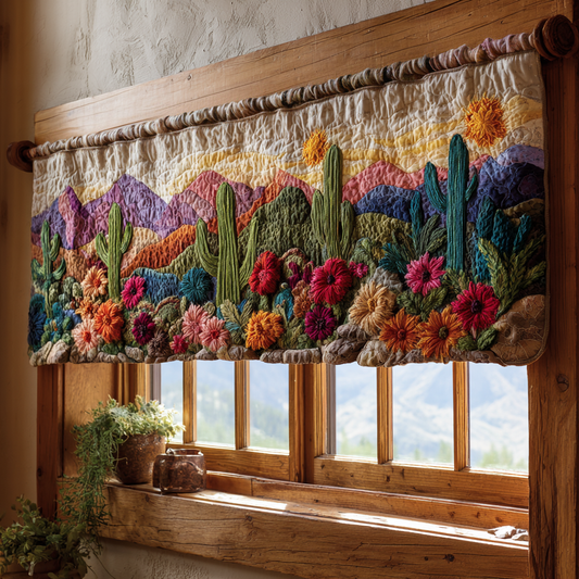 Cactus Spirit Quilted Valance NCU0DDK1622