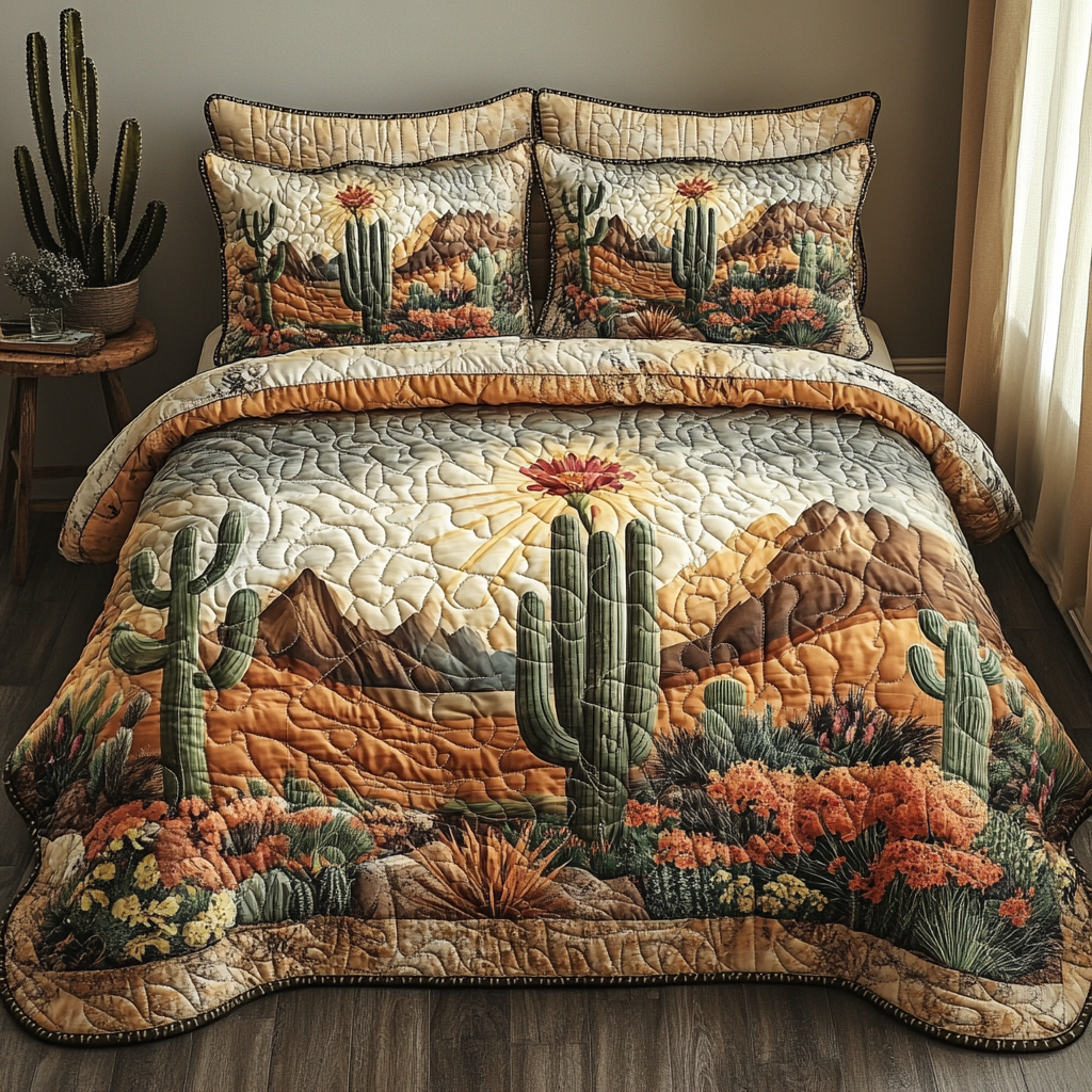 Cactus Sunrise Duvet Cover Set NCU0DV324