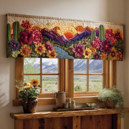 Cactus Sunset Quilted Valance NCU0DDK1621