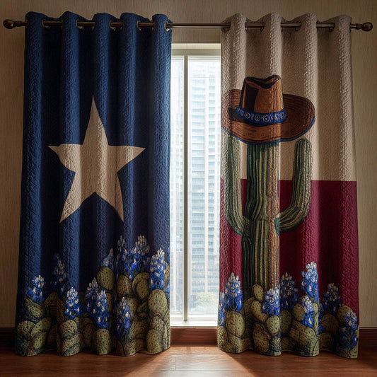 Cactus Texas Quilted Curtains NCU0HNH587